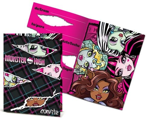 Convite Monster High